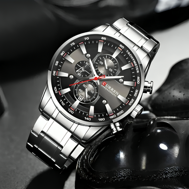 CURREN 8351 PLATA/NEGRO